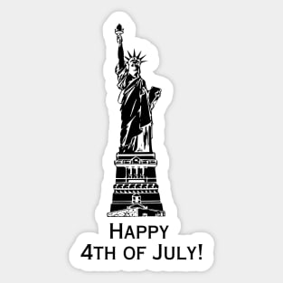 4th of July Sticker